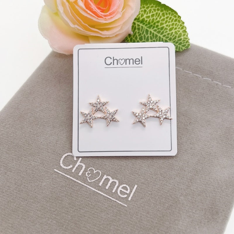 Gold hot sale earrings star