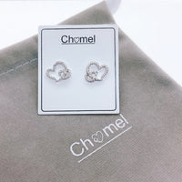 Heart Cubic Zirconia Earrings.