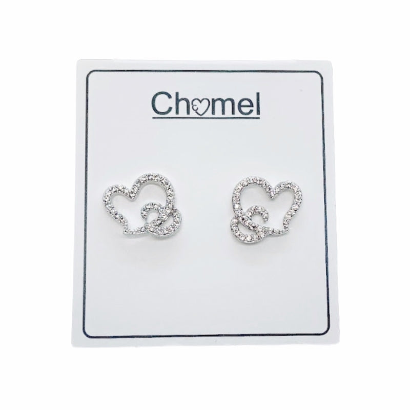 Heart Cubic Zirconia Earrings.