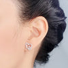 Heart Cubic Zirconia Earrings.