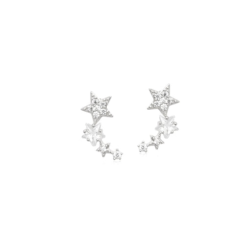 Rhodium Earrings – CHOMEL