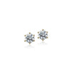 5mm Cubic Zirconia Solitaire Earring.