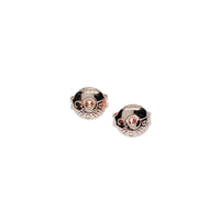 5mm Cubic Zirconia Solitaire Earring.