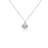 Shell Cubic Zirconia Necklace.