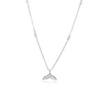 Mermaid Tail Cubic Zirconia Necklace.