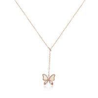 Butterfly Mother of Pearl Necklace.